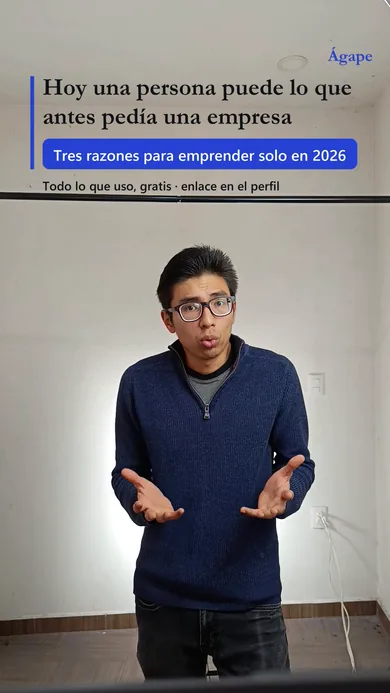Un cuadro que sale del editor, con el rótulo de Ágape arriba.